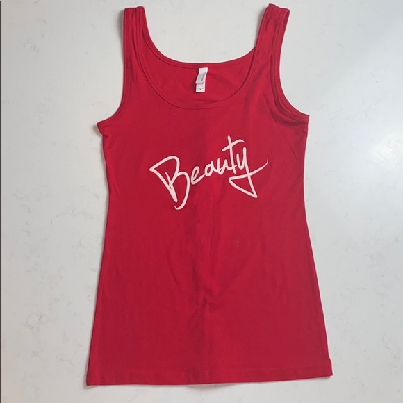 Shredz Beauty Red Tank Top - Picture 1 of 4